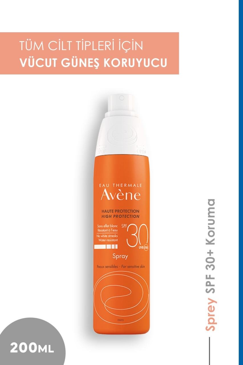 AVENE Yüksek Korumalı Güneş Spreyi SPF 30+ 200 ml