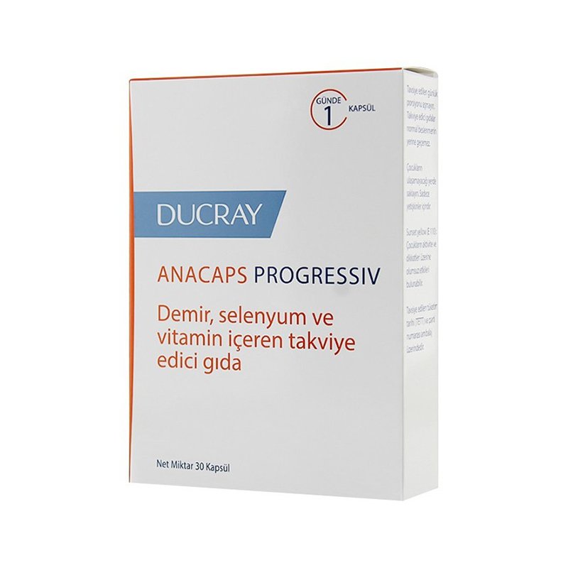 Ducray Anacaps Progressiv Saç Koruyucu Takviye Edici Gıda 30 Kapsül