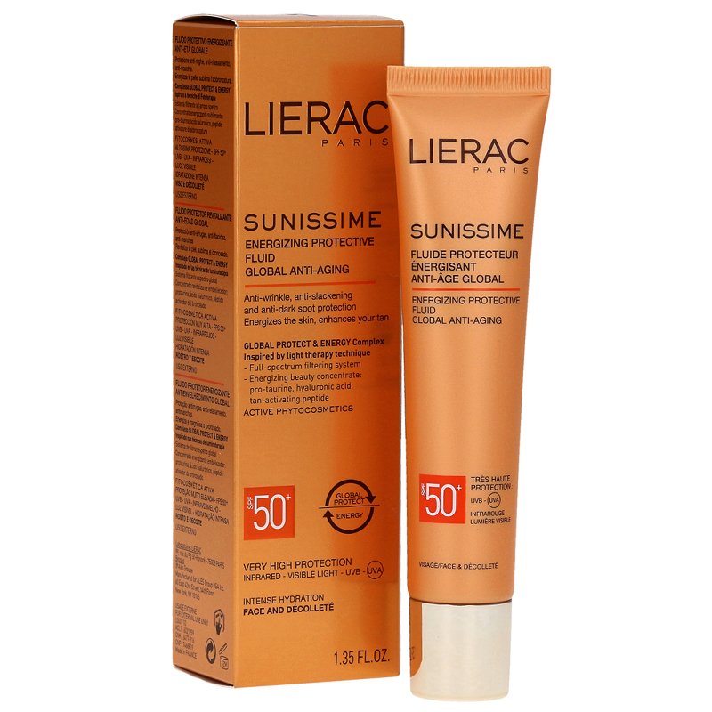 Lierac Sunissime Anti Age Global Energizing Protective Fluid SPF50+ Güneş Kremi 40ml