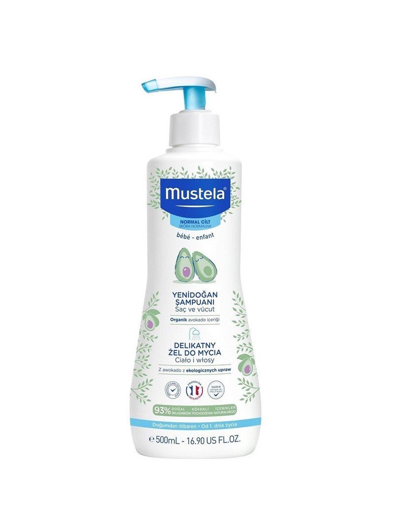 Mustela Gentle Cleansing Gel 500 ml Yenidoğan Bebek Şampuanı