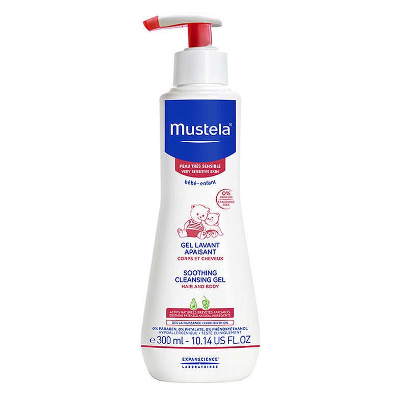 Mustela Soothing Çok Hassas Ciltler için Bebek Şampuanı 300ml