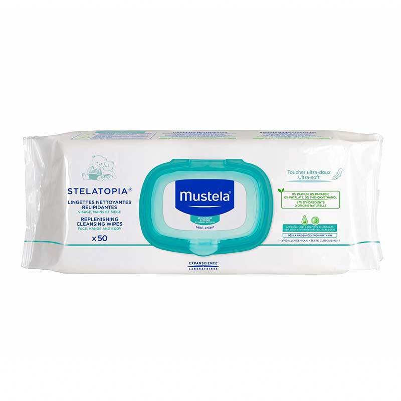 Mustela Stelatopia Temizleme Mendili 50 Adet